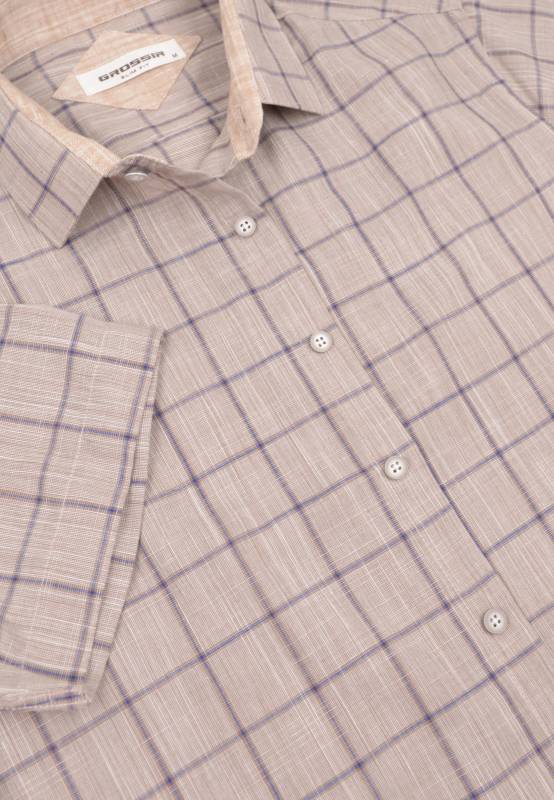 Рубашка мужская Grossir 634KGRS к/р