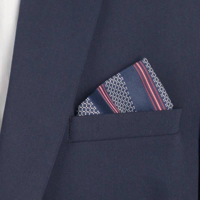 Галстук с платком 0573